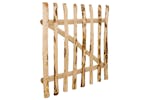 vidaXL 142590 Single Fence Gate Hazel Wood 100x90cm vidaXL 142590 Single Fence Gate Hazel Wood 100x90cm
