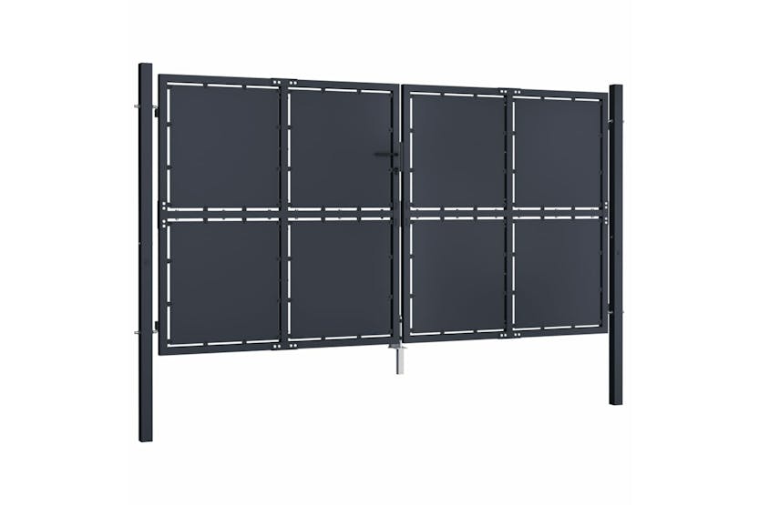 vidaXL 144528 Garden Gate Steel 300x200cm Anthracite vidaXL 144528 Garden Gate Steel 300x200cm Anthracite