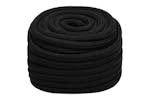 vidaXL 152843 Work Rope Black 25mm 25 M Polyester vidaXL 152843 Work Rope Black 25mm 25 M Polyester