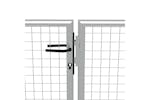 vidaXL 144301 Garden Gate Galvanised Steel 415x200cm Silver vidaXL 144301 Garden Gate Galvanised Steel 415x200cm Silver