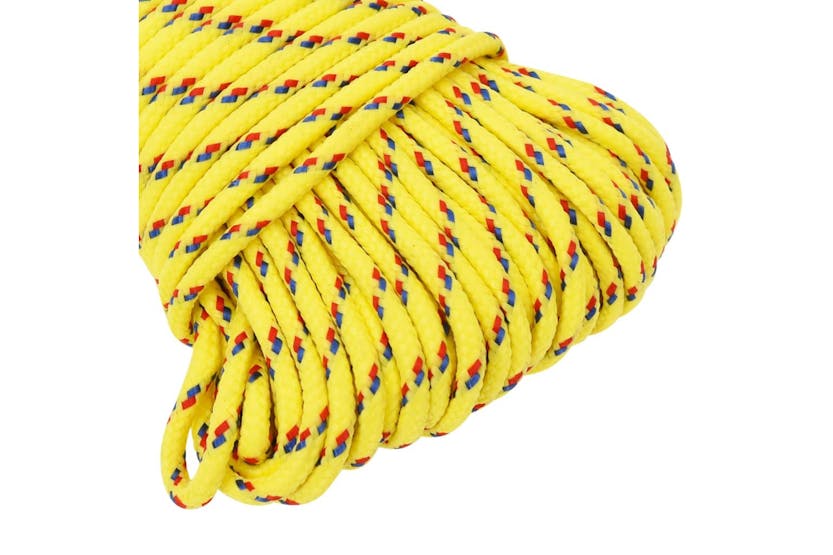 vidaXL 152601 Boat Rope Yellow 5mm 500 M Polypropylene vidaXL 152601 Boat Rope Yellow 5mm 500 M Polypropylene