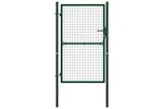 vidaXL Fence Gate Steel 100x150cm Green vidaXL Fence Gate Steel 100x150cm Green