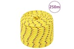 vidaXL 152624 Boat Rope Yellow 14mm 250 M Polypropylene vidaXL 152624 Boat Rope Yellow 14mm 250 M Polypropylene