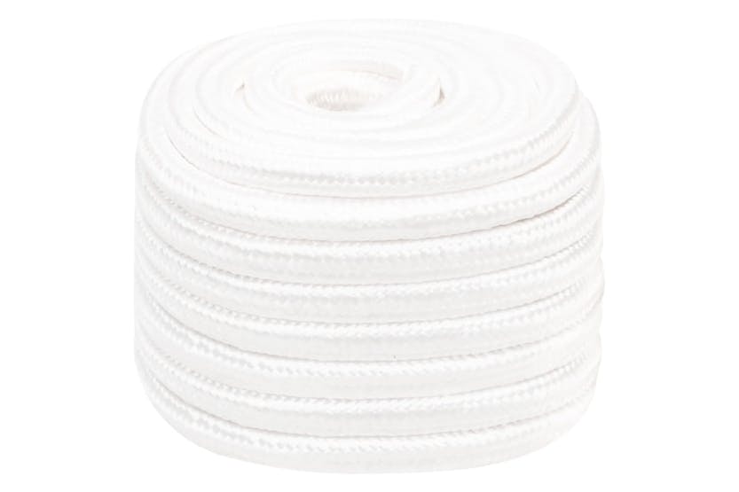 vidaXL 152579 Boat Rope Full White 20mm 25 M Polypropylene vidaXL 152579 Boat Rope Full White 20mm 25 M Polypropylene