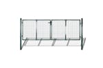 vidaXL 42979 Fence Gate Steel 306x150cm Green vidaXL 42979 Fence Gate Steel 306x150cm Green
