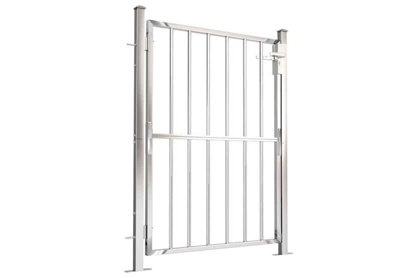 Vidaxl Garden Gate 100x125 Cm Stainless Steel Vidaxl Garden Gate 100x125 Cm Stainless Steel