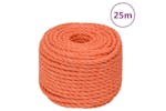 vidaXL 152943 Work Rope Orange 14mm 25 M Polypropylene vidaXL 152943 Work Rope Orange 14mm 25 M Polypropylene