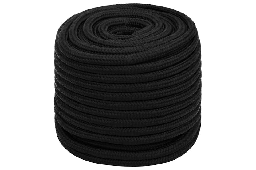 vidaXL 152839 Work Rope Black 18mm 100 M Polyester vidaXL 152839 Work Rope Black 18mm 100 M Polyester