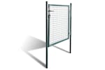 vidaXL 142030 Single Door Fence Gate Powder-coated Steel vidaXL 142030 Single Door Fence Gate Powder-coated Steel