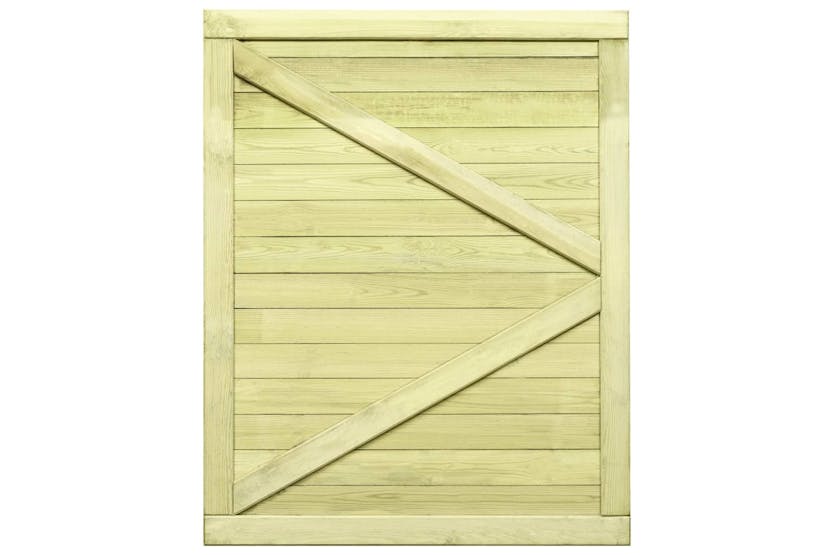 vidaXL 45334 Garden Gate Impregnated Pinewood 125x100cm vidaXL 45334 Garden Gate Impregnated Pinewood 125x100cm