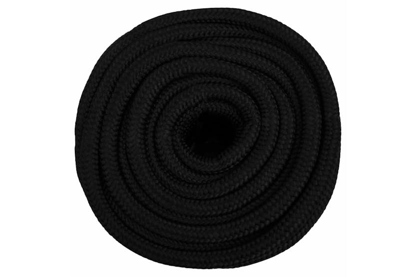 vidaXL 152836 Work Rope Black 16mm 100 M Polyester vidaXL 152836 Work Rope Black 16mm 100 M Polyester