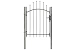 vidaXL 143059 Garden Gate Steel 1x1.75 M Black vidaXL 143059 Garden Gate Steel 1x1.75 M Black