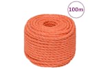 vidaXL 152956 Work Rope Orange 24mm 100 M Polypropylene vidaXL 152956 Work Rope Orange 24mm 100 M Polypropylene