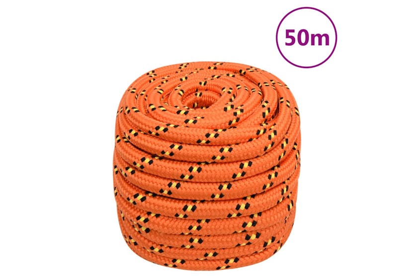 vidaXL 152686 Boat Rope Orange 20mm 50 M Polypropylene vidaXL 152686 Boat Rope Orange 20mm 50 M Polypropylene