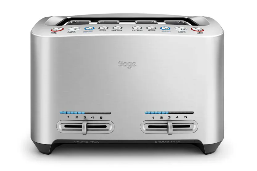Sage The Smart 4-Slice Toaster | BTA845UK | Brushed Aluminium Sage The Smart 4-Slice Toaster | BTA845UK | Brushed Aluminium
