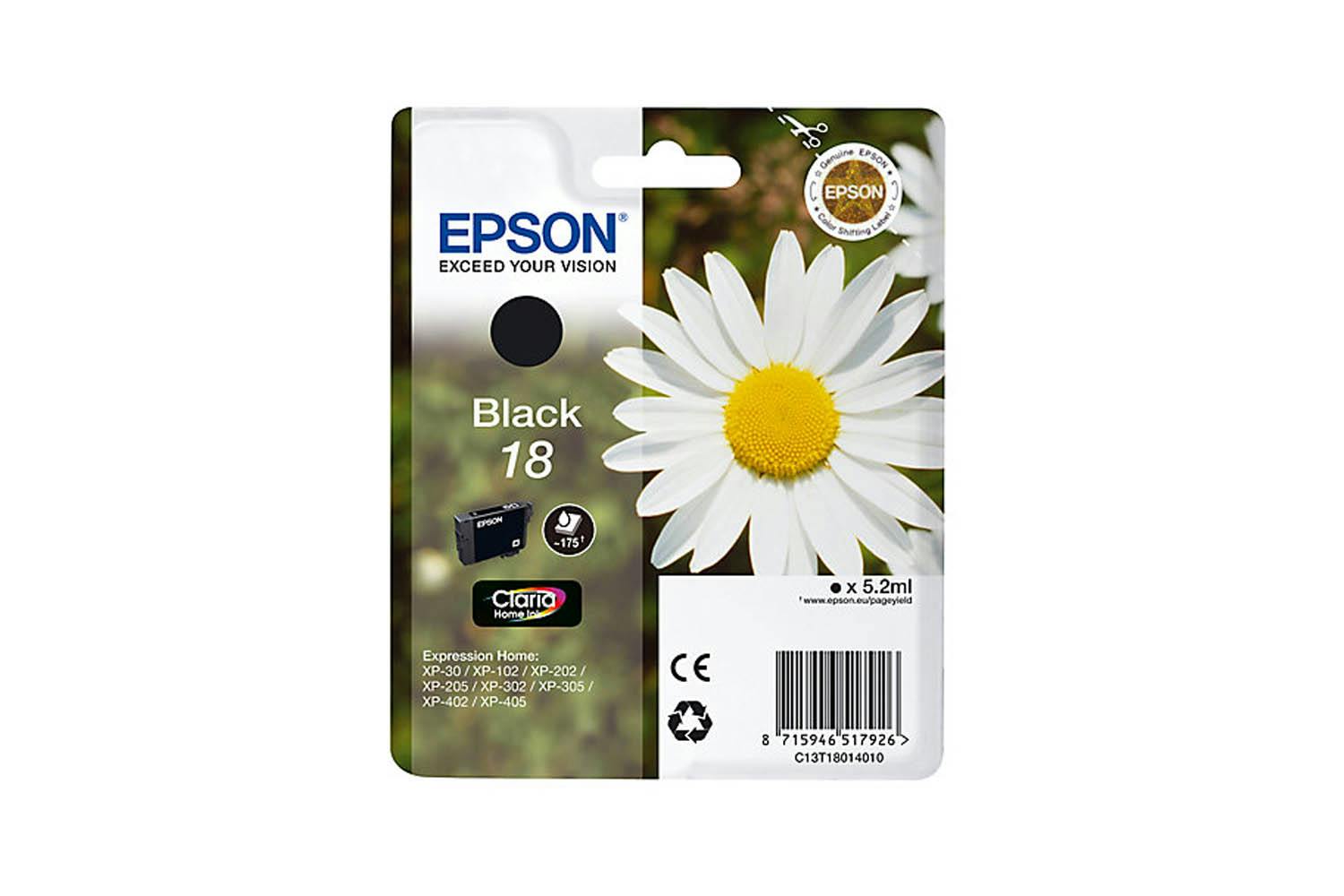 Epson C13 Black Ink | T18014010