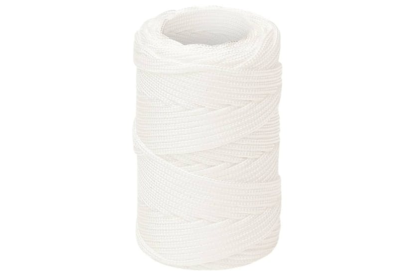 vidaXL 152531 Boat Rope Full White 2mm 100 M Polypropylene vidaXL 152531 Boat Rope Full White 2mm 100 M Polypropylene