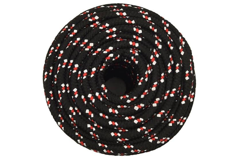 vidaXL 152364 Boat Rope Black 18mm 25 M Polypropylene vidaXL 152364 Boat Rope Black 18mm 25 M Polypropylene