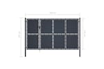 vidaXL 144539 Garden Gate Steel 350x175cm Anthracite vidaXL 144539 Garden Gate Steel 350x175cm Anthracite