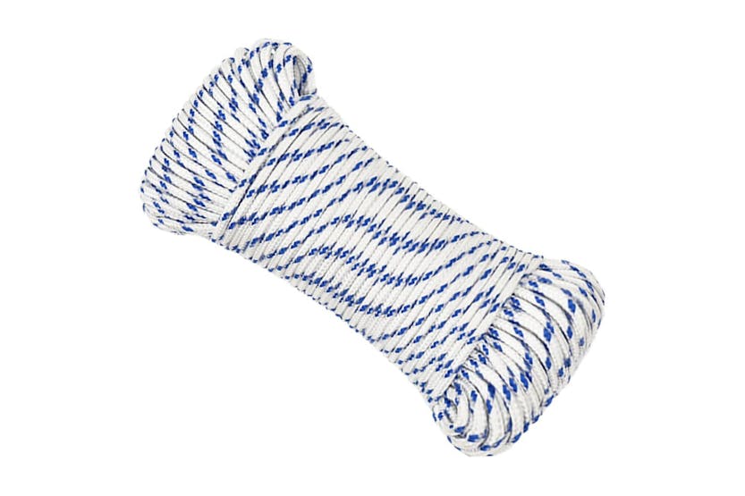 vidaXL 152272 Boat Rope White 3mm 250 M Polypropylene vidaXL 152272 Boat Rope White 3mm 250 M Polypropylene