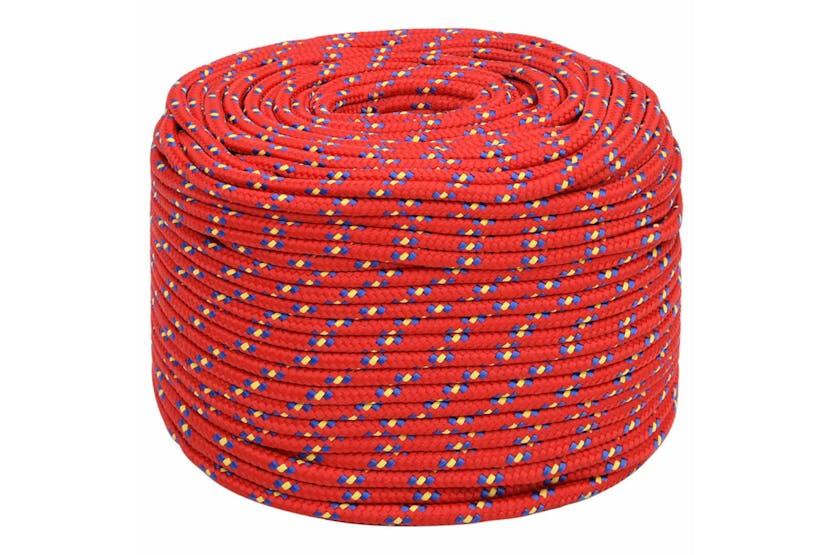 vidaXL 152396 Boat Rope Red 8mm 50 M Polypropylene vidaXL 152396 Boat Rope Red 8mm 50 M Polypropylene