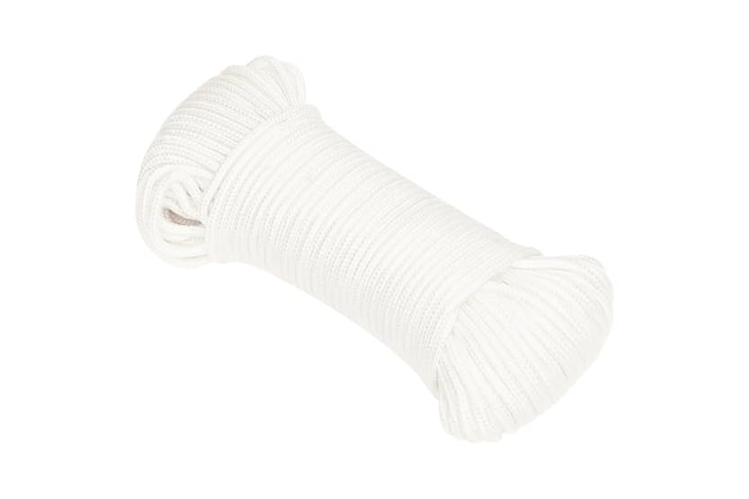 vidaXL 152535 Boat Rope Full White 3mm 50 M Polypropylene vidaXL 152535 Boat Rope Full White 3mm 50 M Polypropylene