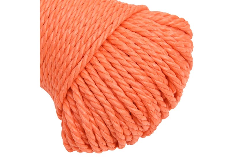 vidaXL 152930 Work Rope Orange 8mm 100 M Polypropylene vidaXL 152930 Work Rope Orange 8mm 100 M Polypropylene