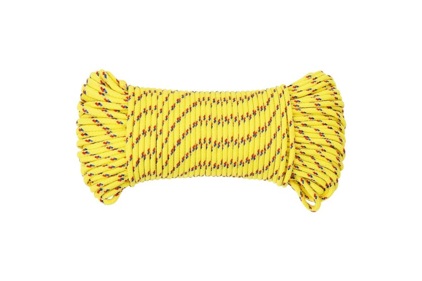 vidaXL 152595 Boat Rope Yellow 4mm 250 M Polypropylene vidaXL 152595 Boat Rope Yellow 4mm 250 M Polypropylene