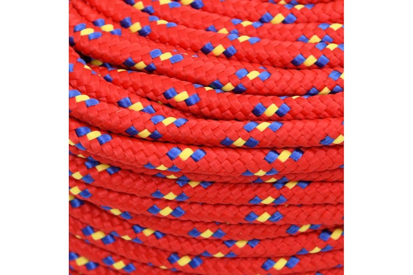vidaXL 152396 Boat Rope Red 8mm 50 M Polypropylene vidaXL 152396 Boat Rope Red 8mm 50 M Polypropylene