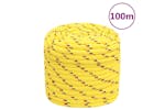 vidaXL 152631 Boat Rope Yellow 18mm 100 M Polypropylene vidaXL 152631 Boat Rope Yellow 18mm 100 M Polypropylene