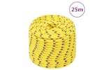 vidaXL 152621 Boat Rope Yellow 14mm 25 M Polypropylene vidaXL 152621 Boat Rope Yellow 14mm 25 M Polypropylene