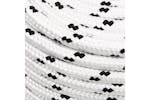 vidaXL 152777 Braided Boat Rope White 12mmx100 M Polyester vidaXL 152777 Braided Boat Rope White 12mmx100 M Polyester