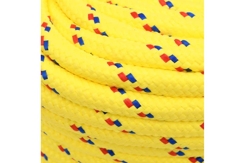 vidaXL 152631 Boat Rope Yellow 18mm 100 M Polypropylene vidaXL 152631 Boat Rope Yellow 18mm 100 M Polypropylene