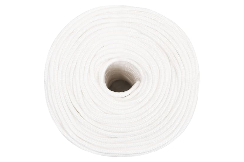 vidaXL 152549 Boat Rope Full White 6mm 25 M Polypropylene vidaXL 152549 Boat Rope Full White 6mm 25 M Polypropylene