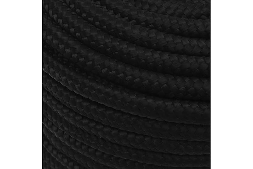 vidaXL 152831 Work Rope Black 14mm 50 M Polyester vidaXL 152831 Work Rope Black 14mm 50 M Polyester