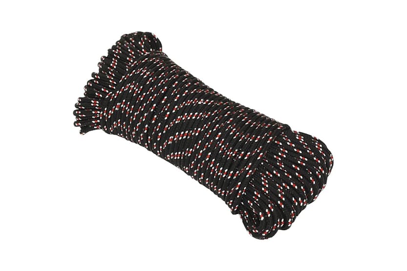 vidaXL 152334 Boat Rope Black 5mm 100 M Polypropylene vidaXL 152334 Boat Rope Black 5mm 100 M Polypropylene