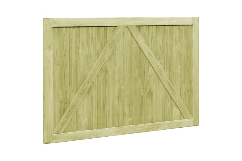 vidaXL 45339 Garden Gates 2 Pcs Impregnated Pinewood 300x100cm vidaXL 45339 Garden Gates 2 Pcs Impregnated Pinewood 300x100cm