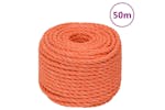 vidaXL 152939 Work Rope Orange 12mm 50 M Polypropylene vidaXL 152939 Work Rope Orange 12mm 50 M Polypropylene