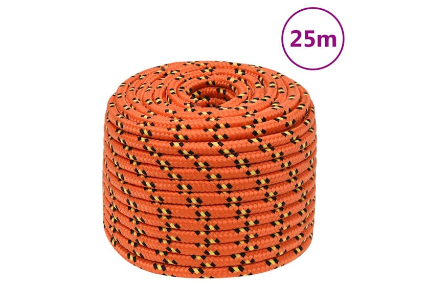 vidaXL 152674 Boat Rope Orange 14mm 25 M Polypropylene vidaXL 152674 Boat Rope Orange 14mm 25 M Polypropylene