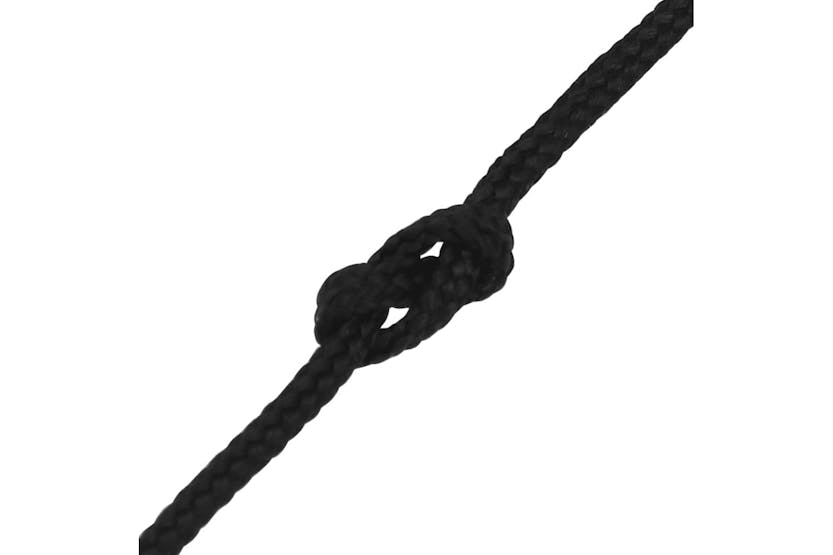 vidaXL 152491 Boat Rope Full Black 5mm 25 M Polypropylene vidaXL 152491 Boat Rope Full Black 5mm 25 M Polypropylene