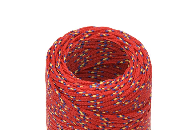 vidaXL 152373 Boat Rope Red 2mm 250 M Polypropylene vidaXL 152373 Boat Rope Red 2mm 250 M Polypropylene