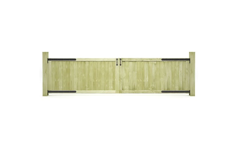 vidaXL 45338 Garden Gates 2 Pcs Impregnated Pinewood 300x75cm vidaXL 45338 Garden Gates 2 Pcs Impregnated Pinewood 300x75cm