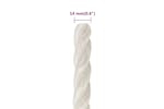 vidaXL 153060 Work Rope White 14mm 25 M Polypropylene vidaXL 153060 Work Rope White 14mm 25 M Polypropylene