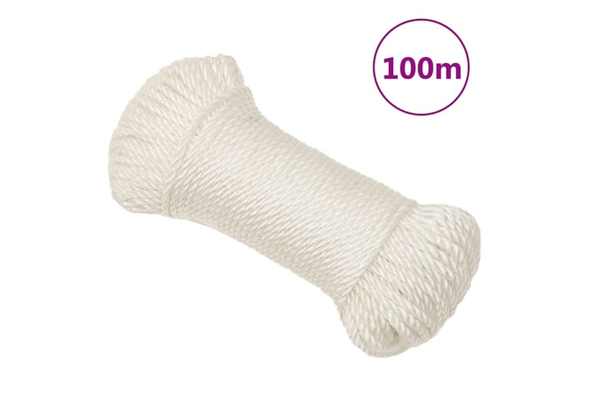 vidaXL 153037 Work Rope White 3mm 100 M Polypropylene vidaXL 153037 Work Rope White 3mm 100 M Polypropylene
