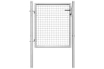 vidaXL 144755 Garden Gate Galvanised Steel 105x125cm Silver vidaXL 144755 Garden Gate Galvanised Steel 105x125cm Silver