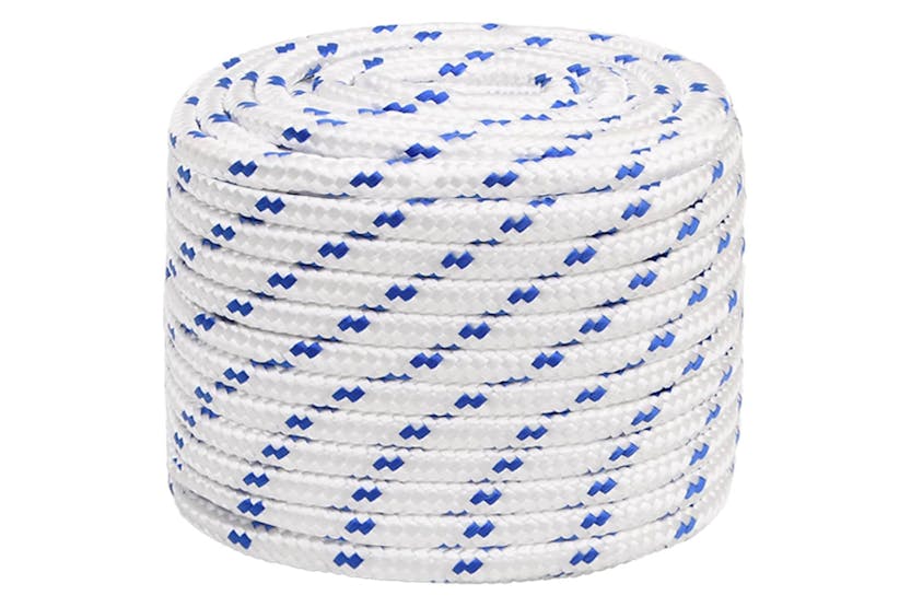 vidaXL 152313 Boat Rope White 18mm 100 M Polypropylene vidaXL 152313 Boat Rope White 18mm 100 M Polypropylene