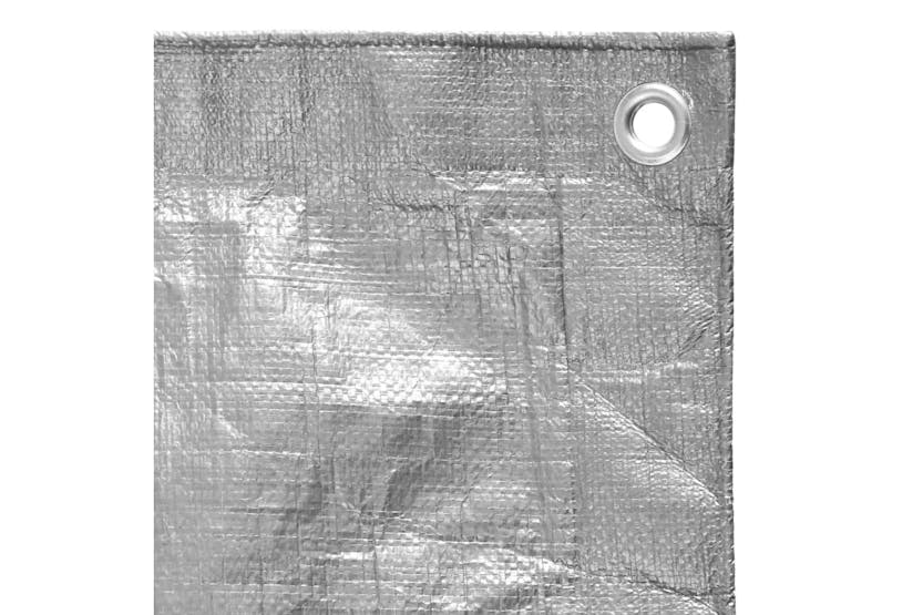 vidaXL 151494 Tarpaulin 180 G/m² 8x8 M Grey Hdpe vidaXL 151494 Tarpaulin 180 G/m² 8x8 M Grey Hdpe