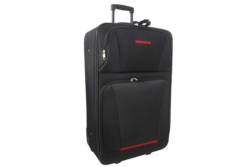 vidaXL 90154 Five Piece Travel Luggage Set | Black vidaXL 90154 Five Piece Travel Luggage Set | Black