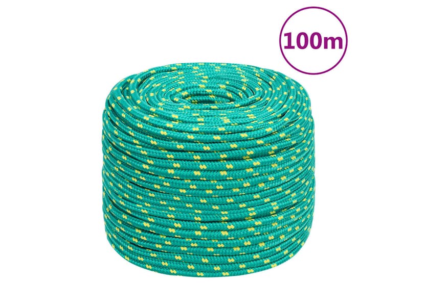 vidaXL 152720 Boat Rope Green 10mm 100 M Polypropylene vidaXL 152720 Boat Rope Green 10mm 100 M Polypropylene