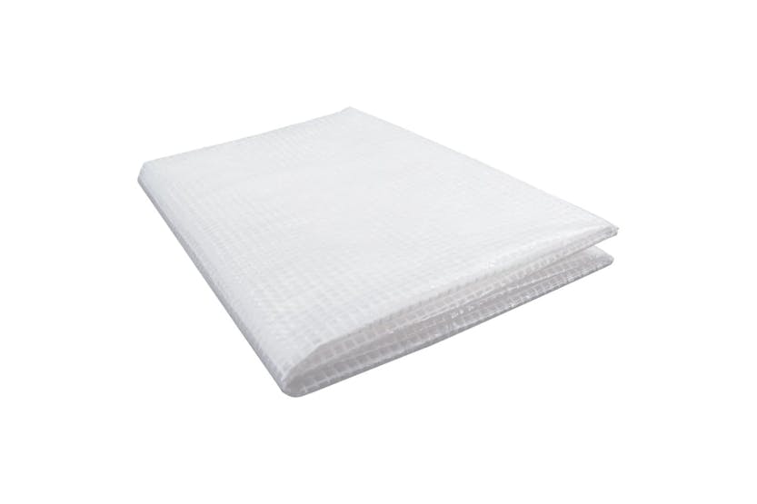 vidaXL 151616 Leno Tarpaulin 140 G/m² 4x6 M White vidaXL 151616 Leno Tarpaulin 140 G/m² 4x6 M White